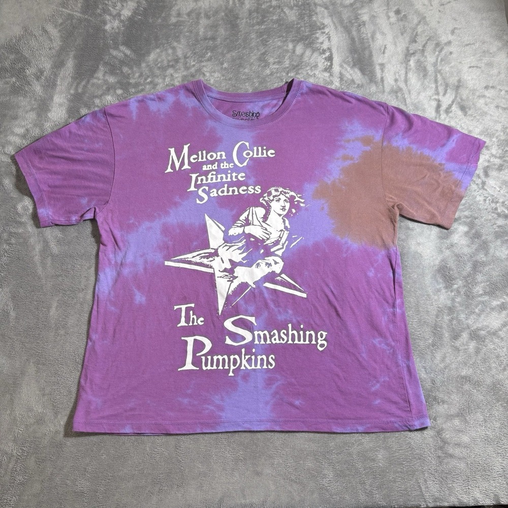 Smashing Pumpkins Mellon Collie Infinite Sadness Tie Dye Rock T- Shirt L